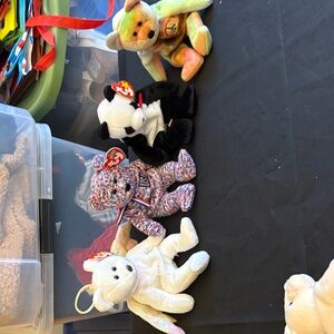 Beanie babies Ty Stuffed Animal Set - Multicolor, Black, White